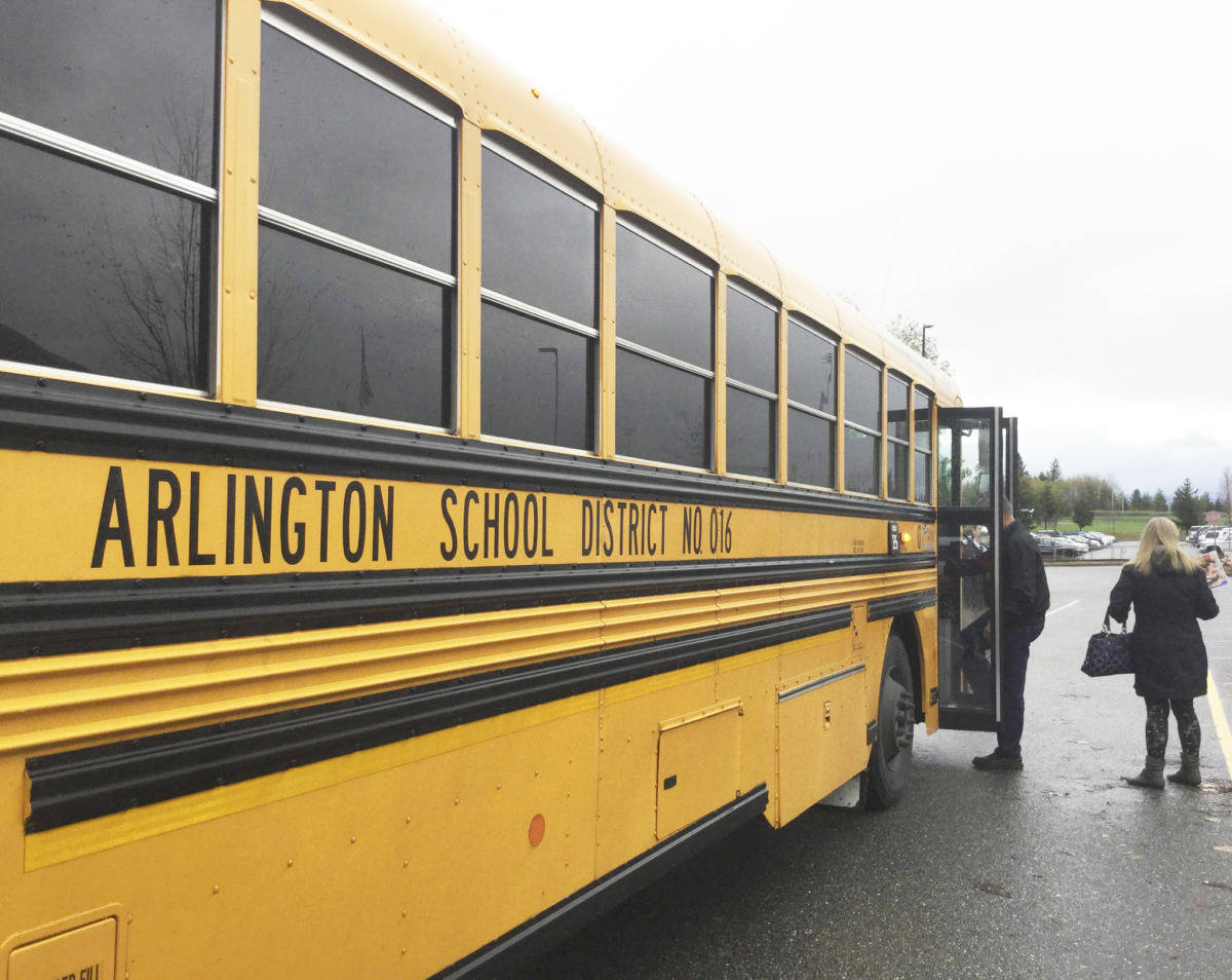 Arlington Public Schools is ordering five replacement school buses for the new school year.