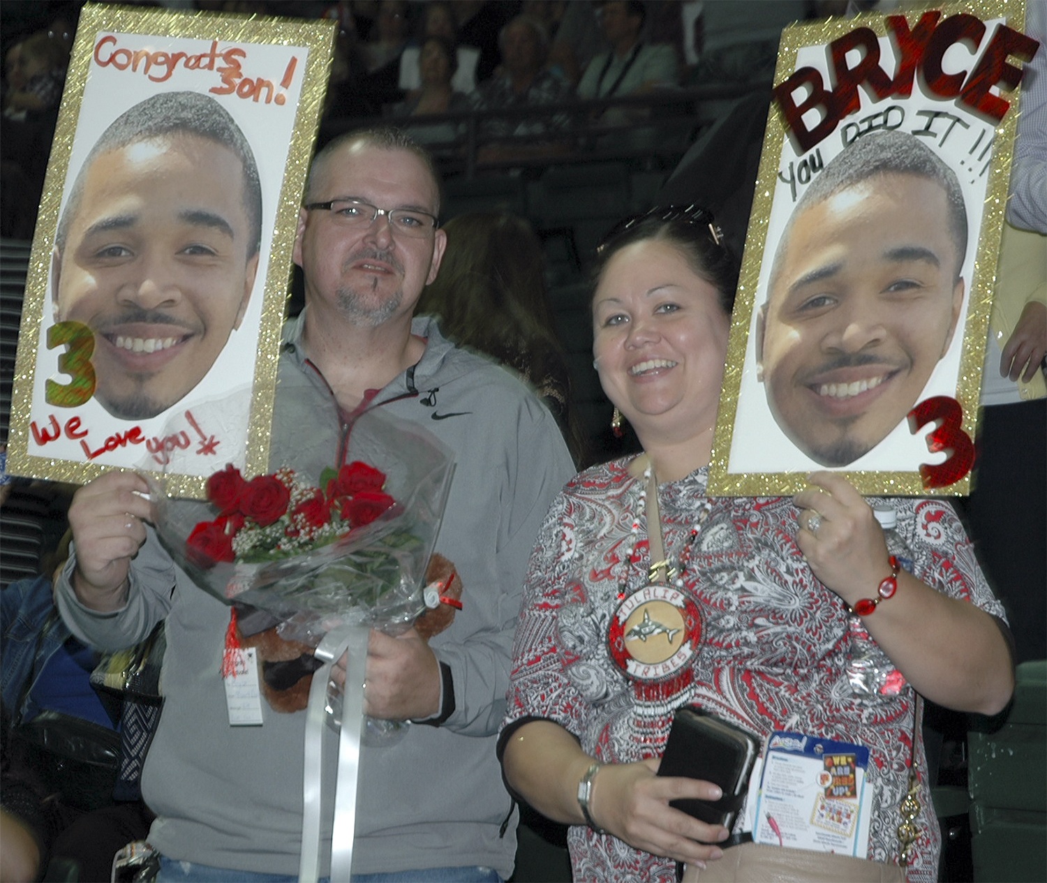 Kirk Boxleitner/Staff PhotoBryce Juneau’s parents