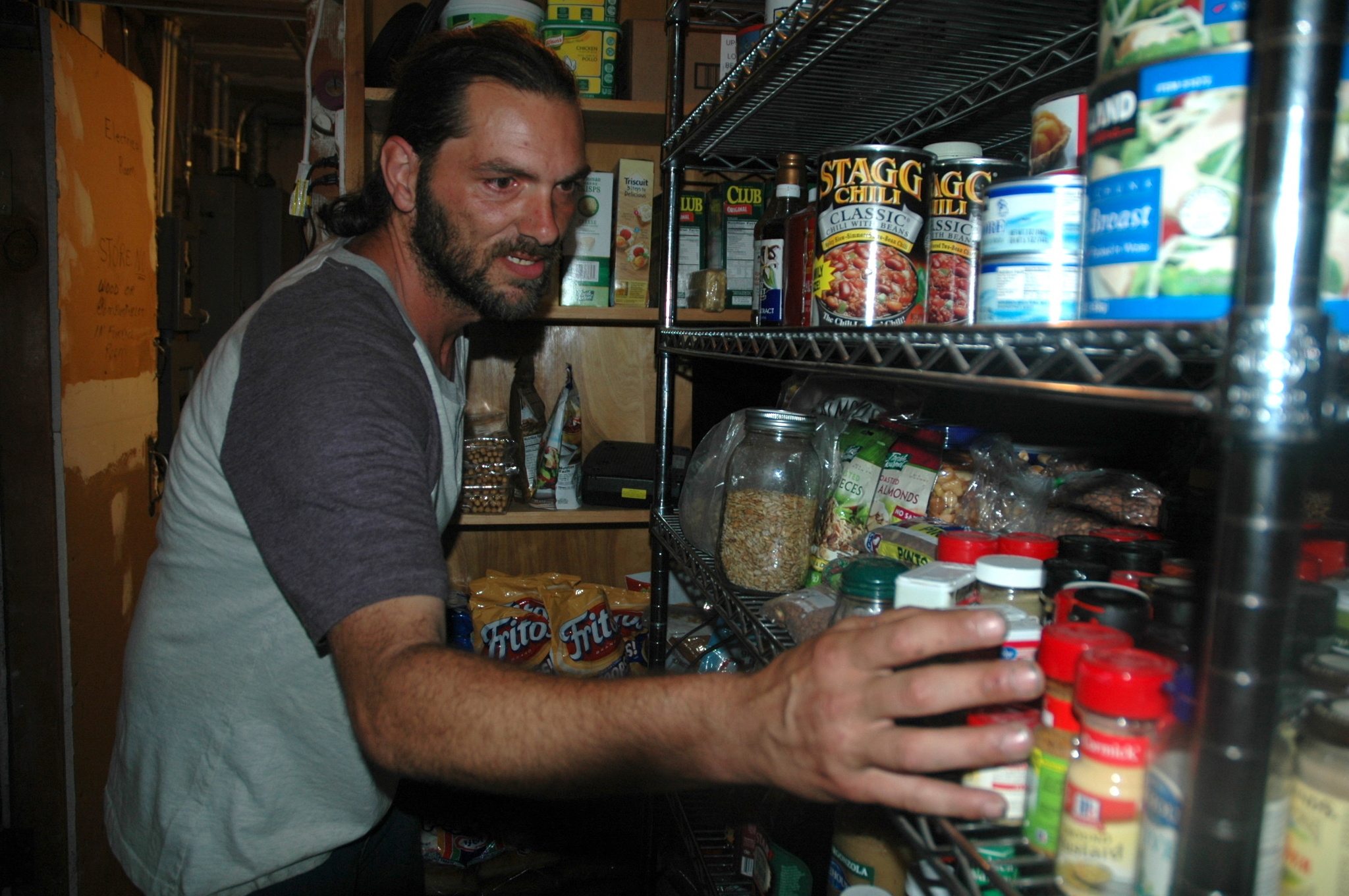 Kirk Boxleitner/Staff PhotoEd Hauff volunteers at the Living Room Coffee House