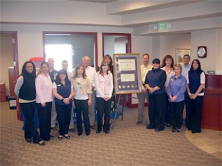 Staff from two small branches now work together at the new Whidbey Island Bank on 172nd Street in Arlington including Jackie St.Clair