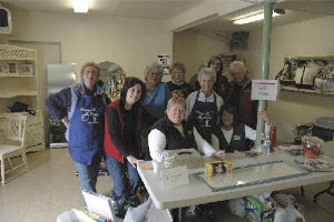 Soroptimist International of Marysville held their annual Junktique fundraising sale at the Red Barn in Jennings Memorial Park