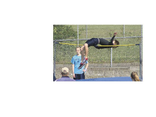 Post middle school athlete Max Bryson clears 6-5 1/4 in a postseason meet in Mount Vernon.